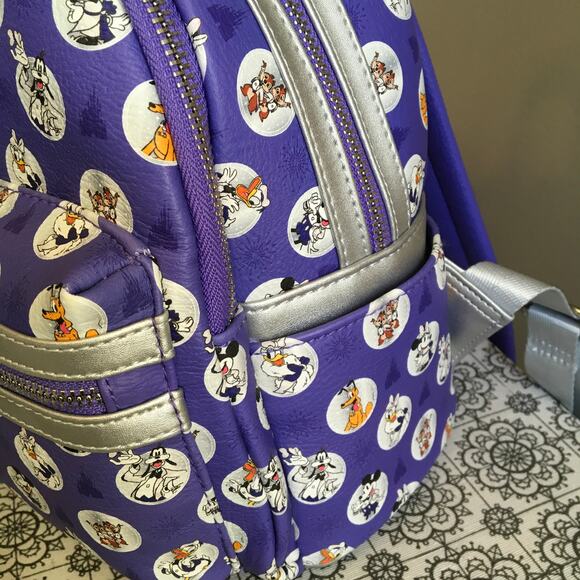 Disney Parks Loungefly backpack - Purple 100th Anniversary Limited Edition main image 10
